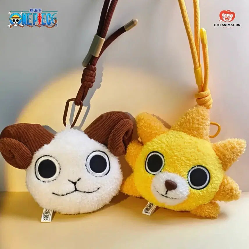 [BUNJANG] One Piece Going Merry & Thousand Sunny Plush Keychain Dolls / 원피스 고잉 메리호 싸우전드 써니호 인형 누이 키링