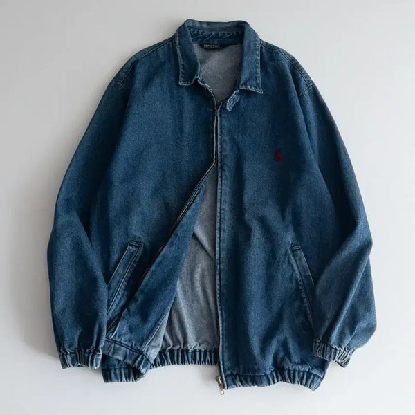 [BUNJANG] 90s Polo Ralph Lauren Denim Blouson Jacket / 90s 폴로 랄프로렌 데님 블루종 자켓