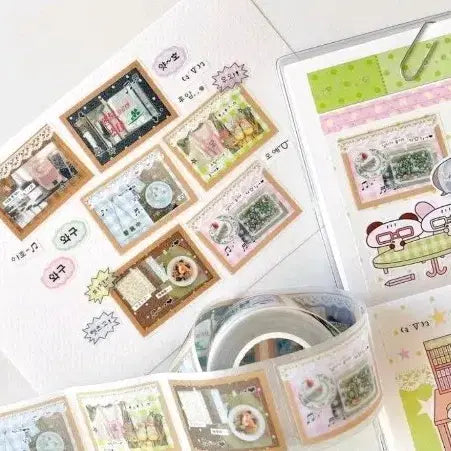 [BUNJANG] Peace Sculpture Kiss Cut Washi Tape Set / 평화조각 키스컷마테 4종 분할판매합니다.