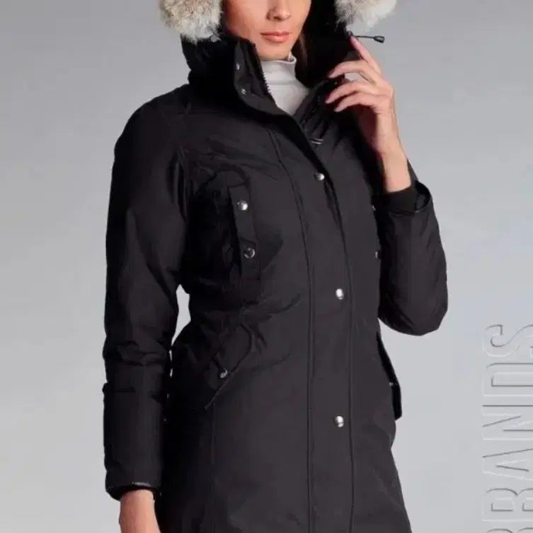 [BUNJANG] Arctic Bay Women's Coyote Fur Down Jacket (M) / 국내택정품) 아틱베이 여성 코요테퍼 다운 자켓 M사이즈