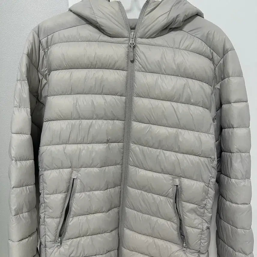 [BUNJANG] SPAO Shinelight Hooded Jacket Lightweight Padding Grey S / 스파오 씬라이트 후드재킷 경량패딩 그레이 s