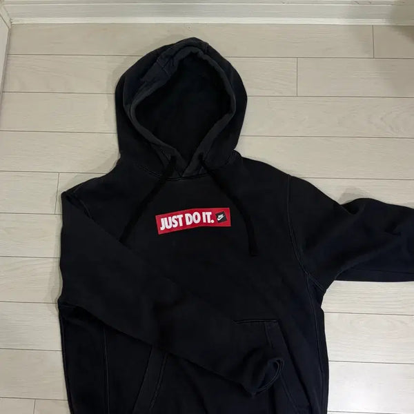 [BUNJANG] Nike Just Do It Hoodie Black / 나이키 저스트두잇 후드티 블랙