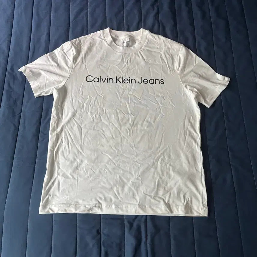 [BUNJANG] Calvin Klein Jeans T-Shirt White / 캘빈클라인 진스 반팔 티셔츠 화이트