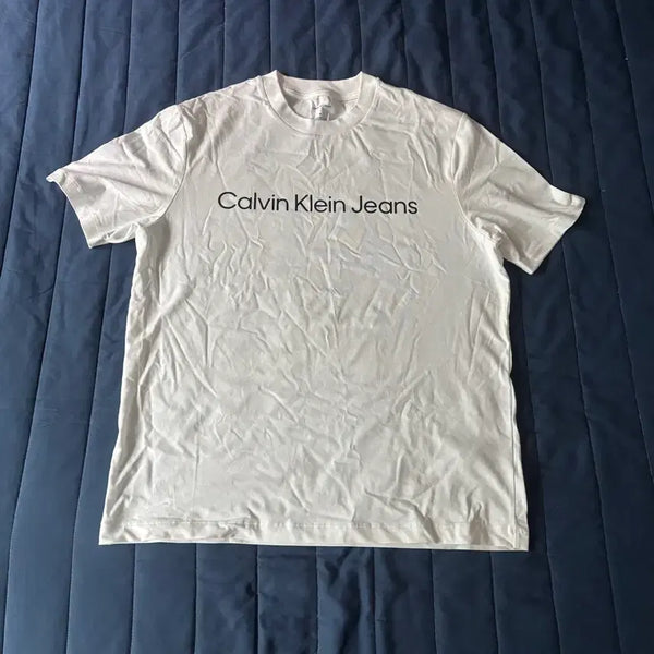 [BUNJANG] Calvin Klein Jeans T-Shirt White / 캘빈클라인 진스 반팔 티셔츠 화이트