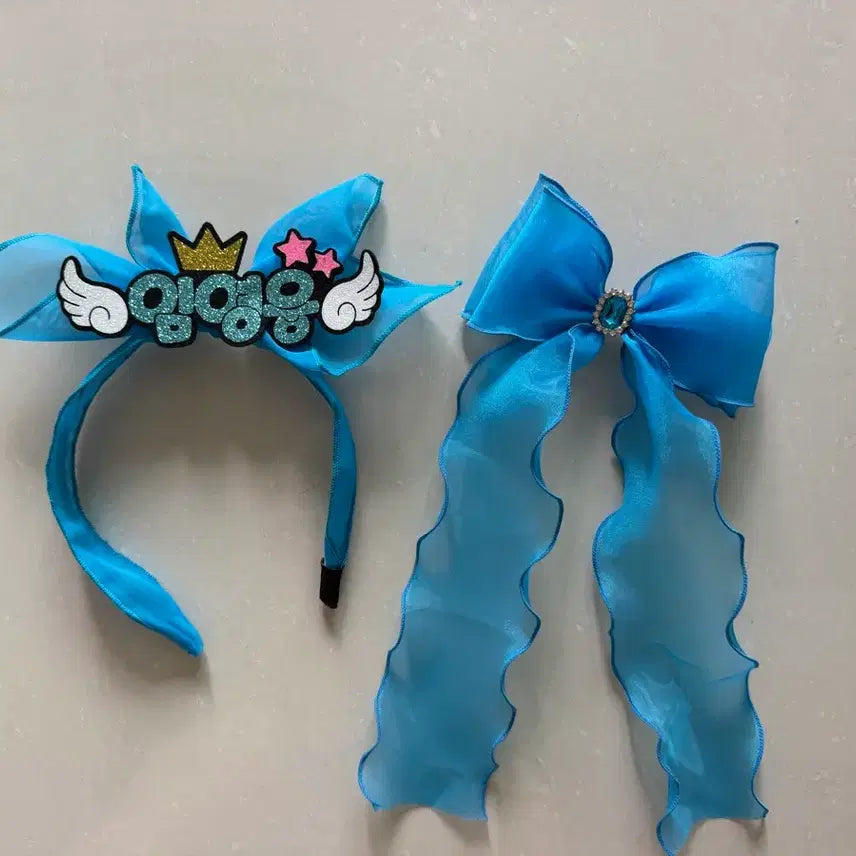 [BUNJANG] Im Young Woong Concert Official Headband & Hairpin Bundle Set / 임영웅 콘서트 공식 머리띠, 머리핀 팝니다. 일괄