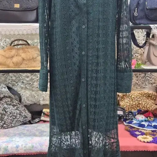 [BUNJANG] STYLE BY ZONE Lace Long Dress / STYLE BY ZONE 레이스 롱원피스 55 66