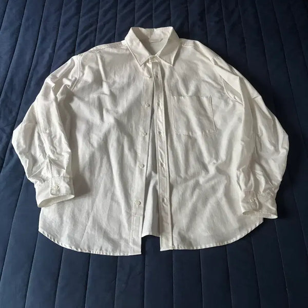 [BUNJANG] Zara Oversized Shirt White / 자라 오버 셔츠 화이트