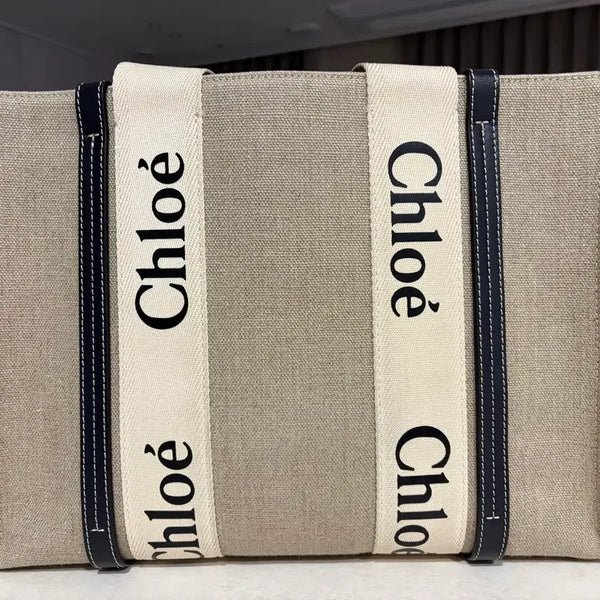 [BUNJANG] Chloé Woody Medium Tote Bag / 끌로에 우디백 미디움