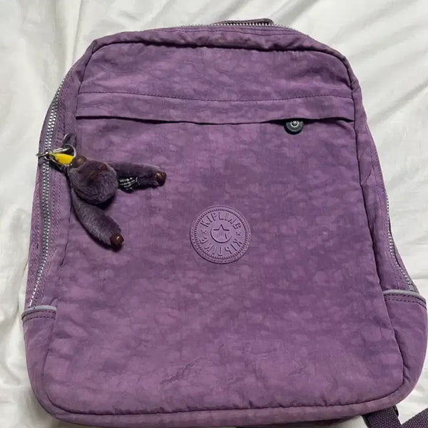 [BUNJANG] Kipling Purple Backpack / 키플링 보라색 백팩