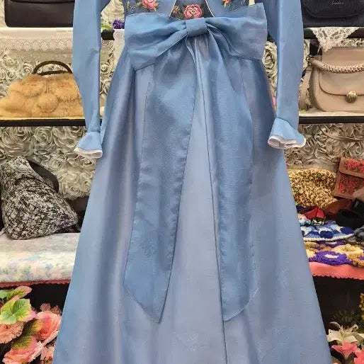 [BUNJANG] Fusion Hanbok Dress (Patchwork Dress Included) / 퓨전한복 드레스 (패치코트 원피스포함) 66 77