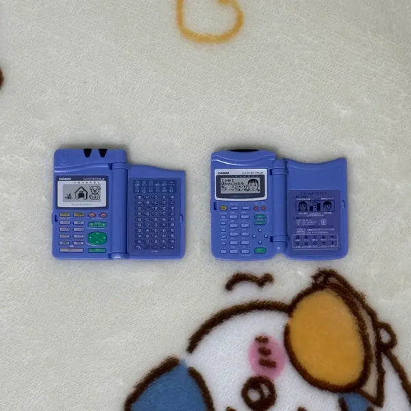 [BUNJANG] Casio Electronic Notebook Retro Calculator Gacha 2 Types Bundle Set / 일괄) 카시오 전자수첩 레트로 계산기 가챠 2종