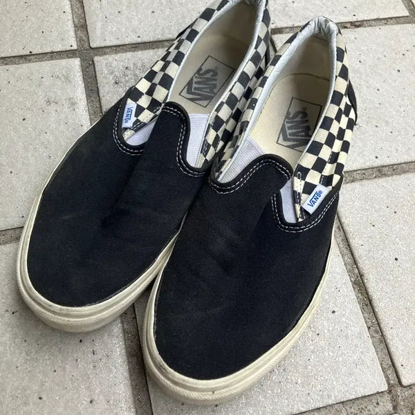 [BUNJANG] Vans Checkerboard Slip-On Black / 반스 체커보드 tm 슬립온 블랙 260