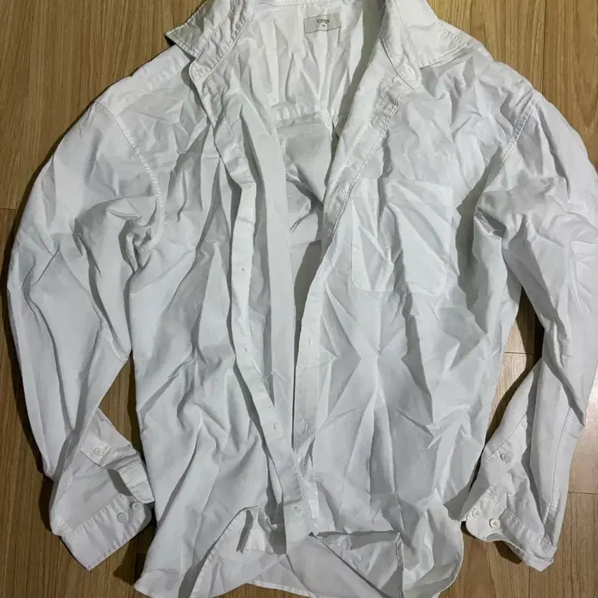 [BUNJANG] TOPTEN Oversized White Shirt / 탑텐 오버핏 화이트 셔츠 (XL,2XL)