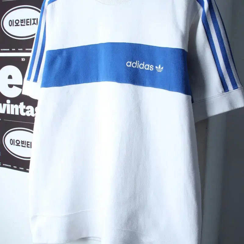 [BUNJANG] Adidas Big Size Three Stripes T-Shirt White H36819 / (2XL) 아디다스 반팔 티셔츠 빅사이즈 삼선 스웻 화이트-H36819