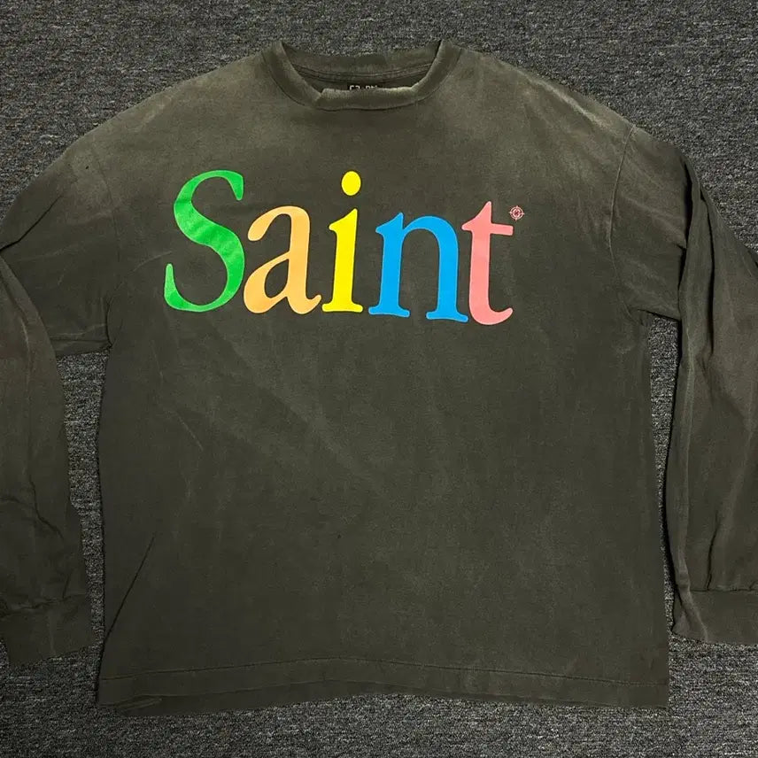 [BUNJANG] Saint Michael Rainbow Long Sleeve XXL / [ XXL] 세인트 미카엘 (Saint Mx6) 레인보우 SAINT 롱슬리브