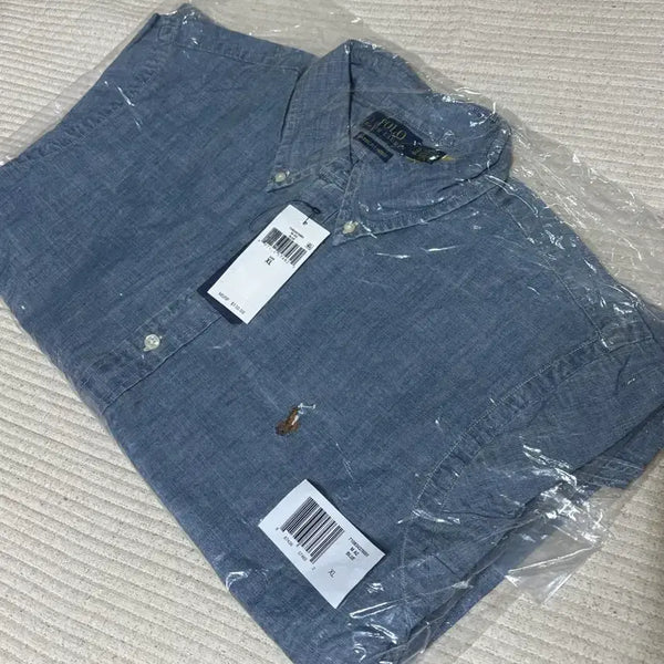 [BUNJANG] Polo Ralph Lauren Chambray Classic Fit Shirt Indigo / [XL] 폴로 샴브레이 인디고 셔츠 클래식핏