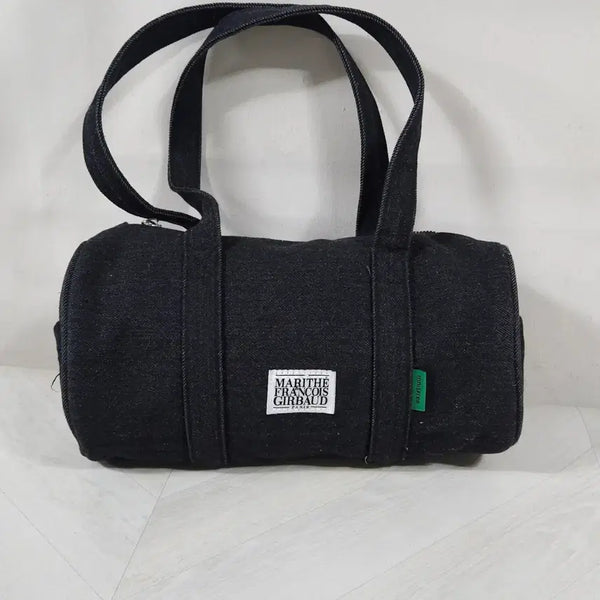 [BUNJANG] Marithe Francois Girbaud x Innisfree Black Denim Cylinder Bag / 마리떼 프랑소와 저버 x 이니스프리 블랙 데님 원통백