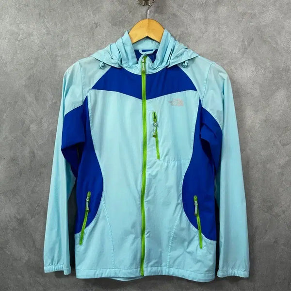 [BUNJANG] The North Face Windbreaker Jacket Blue/Light Blue - Medium / 노스페이스 바람막이 블루/라이트블루 M