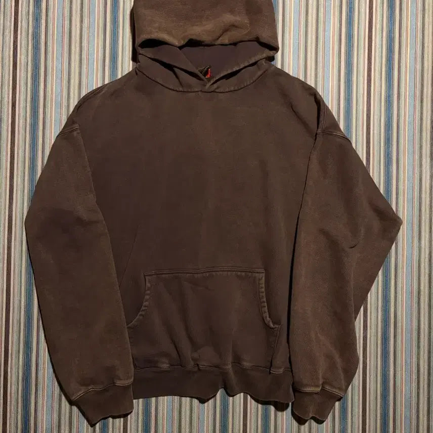 [BUNJANG] Lustatts Hoodie Brown Size 2 / [2] 라스탯츠 후드 브라운