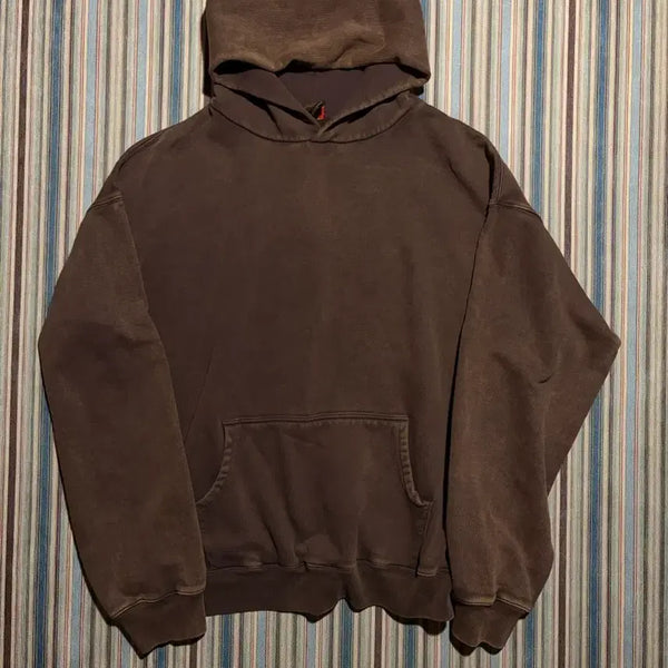 [BUNJANG] Lustatts Hoodie Brown Size 2 / [2] 라스탯츠 후드 브라운