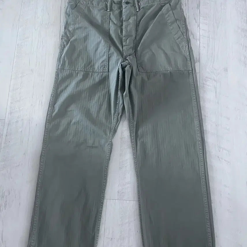 [BUNJANG] RRL Herringbone Fatigue Pants / RRL 퍼티그 해링본 팬츠 33x30