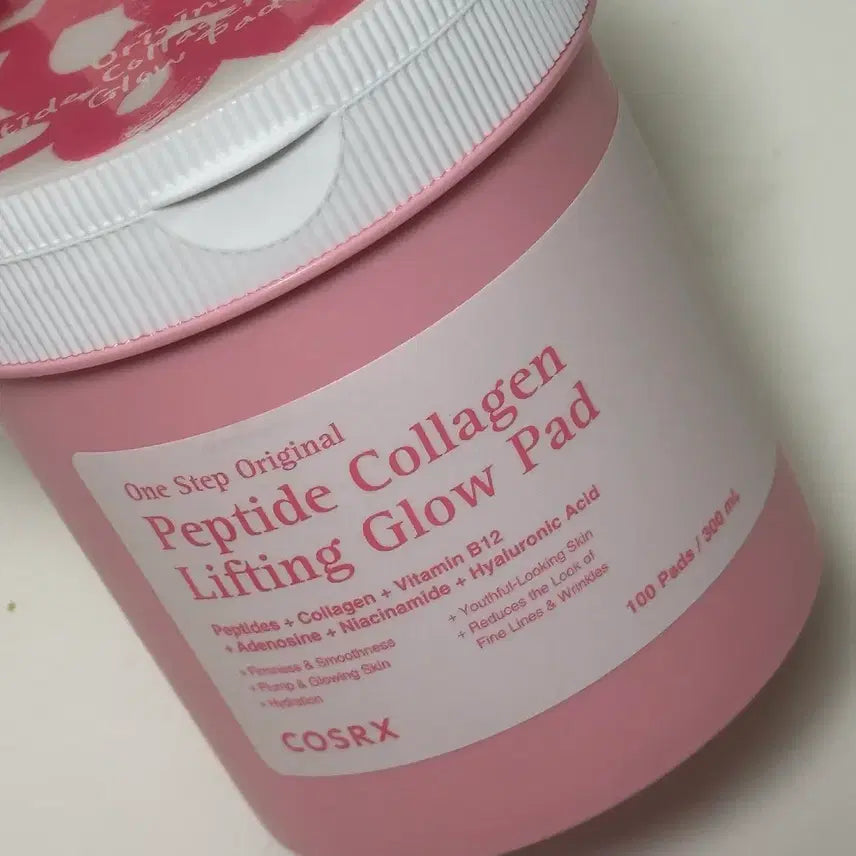 [BUNJANG] COSRX Peptide Collagen Lifting Glow Pad 100ea / 코스알엑스 펩타이드 콜라겐 리프팅 글로우 패드 100매