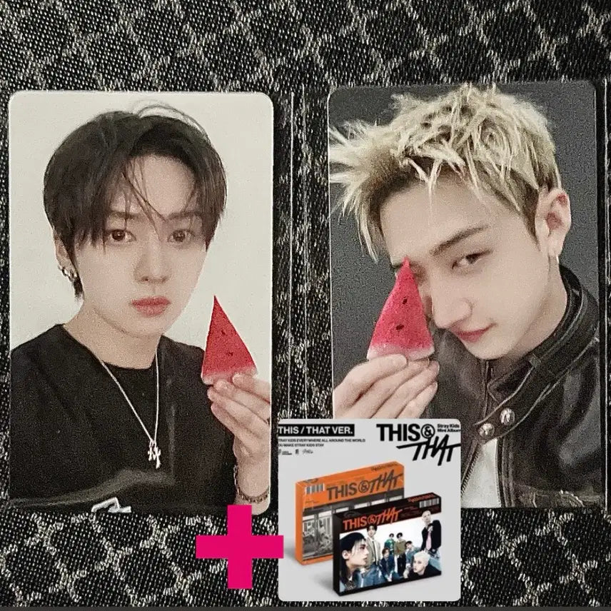 [BUNJANG] Stray Kids Lee Know Bang Chan This & That Fan's Shop POB Bundle Set / 스키즈 리노 방찬 팬즈 특전 + 앨범 미개봉 (this&that)