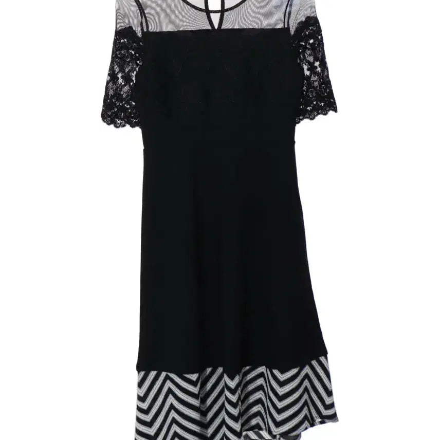 [BUNJANG] Valley Girl Off-Shoulder Sheer Dress / [밸리걸] 오프숄더 시스루 원피스 s/m