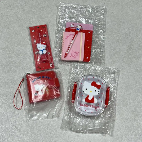 [BUNJANG] Sanrio Mini Stationery Magnet & Mini Lunch Box Bundle Set / [일괄] 산리오 미니 문구 마그넷 미니 런치박스 헬로키티 세트