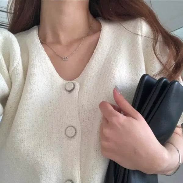 [BUNJANG] Archive J2U Monet Cardigan Cream Ivory / 아카이브제이투유 모네 가디건 크림 아이보리 바닐라