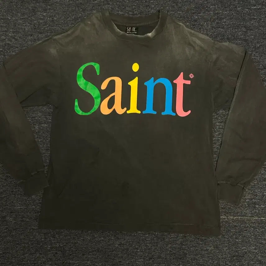 [BUNJANG] Saint Michael Rainbow Long Sleeve L / [ L] 세인트 미카엘(Saint Mx6) 레인보우 SAINT 롱슬리브