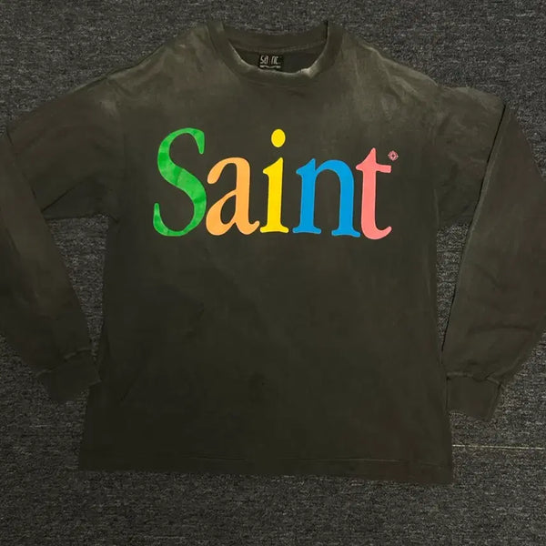 [BUNJANG] Saint Michael Rainbow Long Sleeve L / [ L] 세인트 미카엘(Saint Mx6) 레인보우 SAINT 롱슬리브