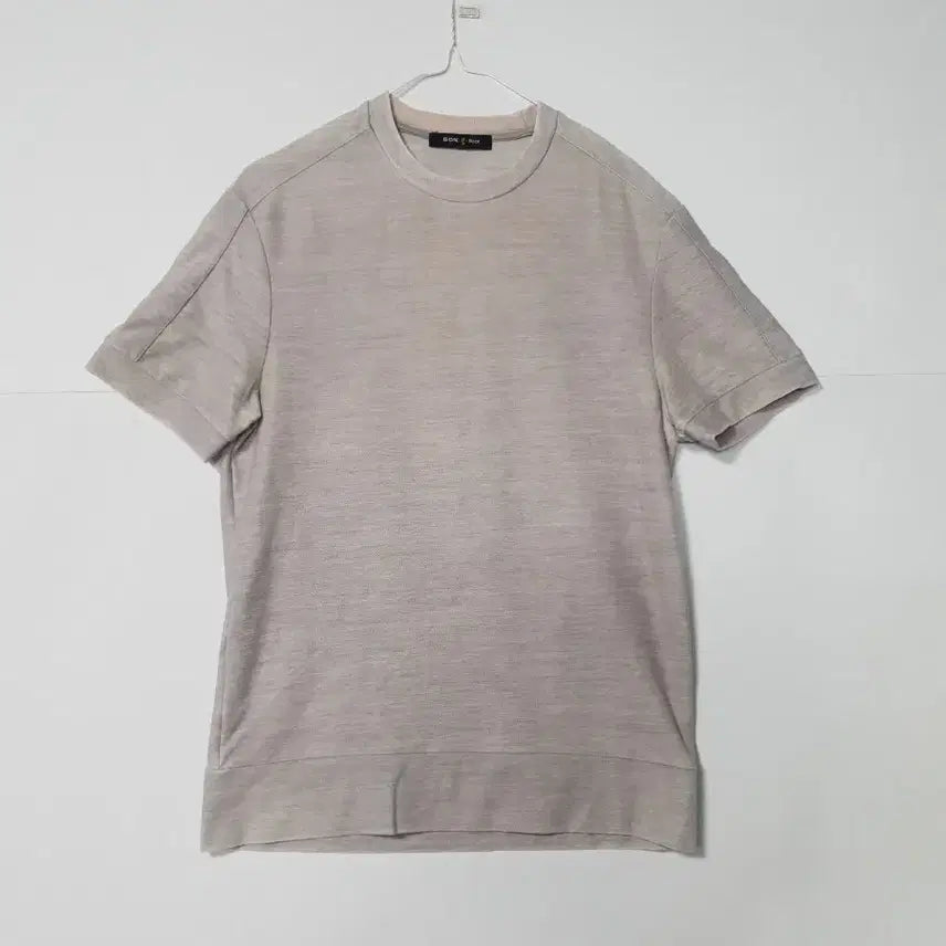 [BUNJANG] BON.g-floor Half-Sleeve T-Shirt Beige / BON.g-floor 반팔 티셔츠 베이지 0119