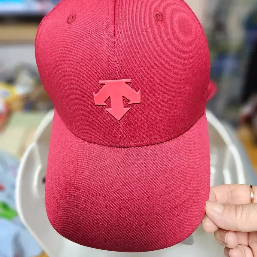 [BUNJANG] Descente Red Cap / 데상트 모자 레드