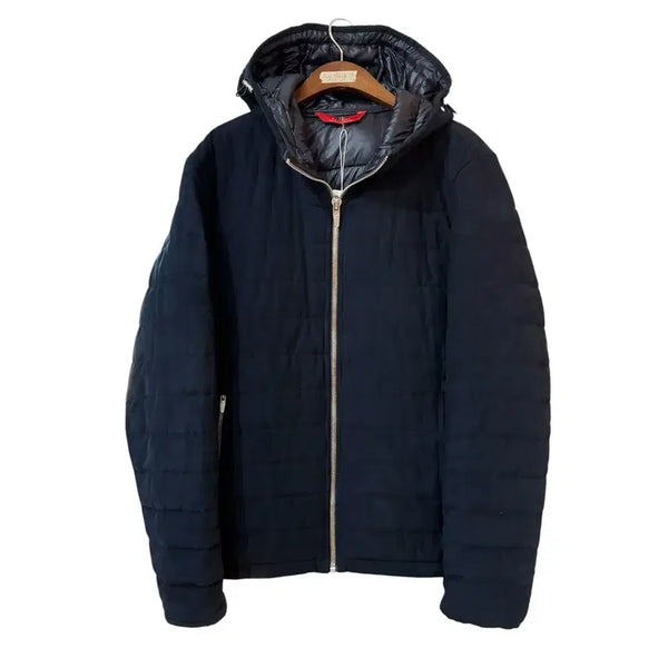 [BUNJANG] Zara Lightweight Suede Padded Jacket Navy L / 자라 스웨이드 경량 패딩 자켓 네이비 L 정품
