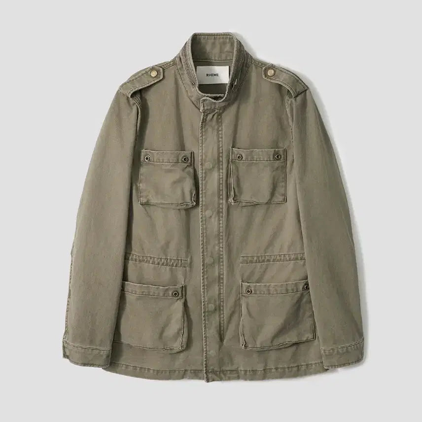 [BUNJANG] RHEME Vintage Washed Military Jacket / RHEME 빈티지 워시드 밀리터리 자켓