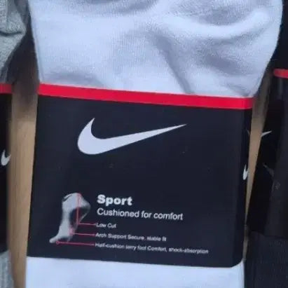 [BUNJANG] Nike Crew Sneakers Sports Socks (Men's) / 정품] 나이키 NIKE 크루 스니커즈 스포츠 양말ㅡ 남성용