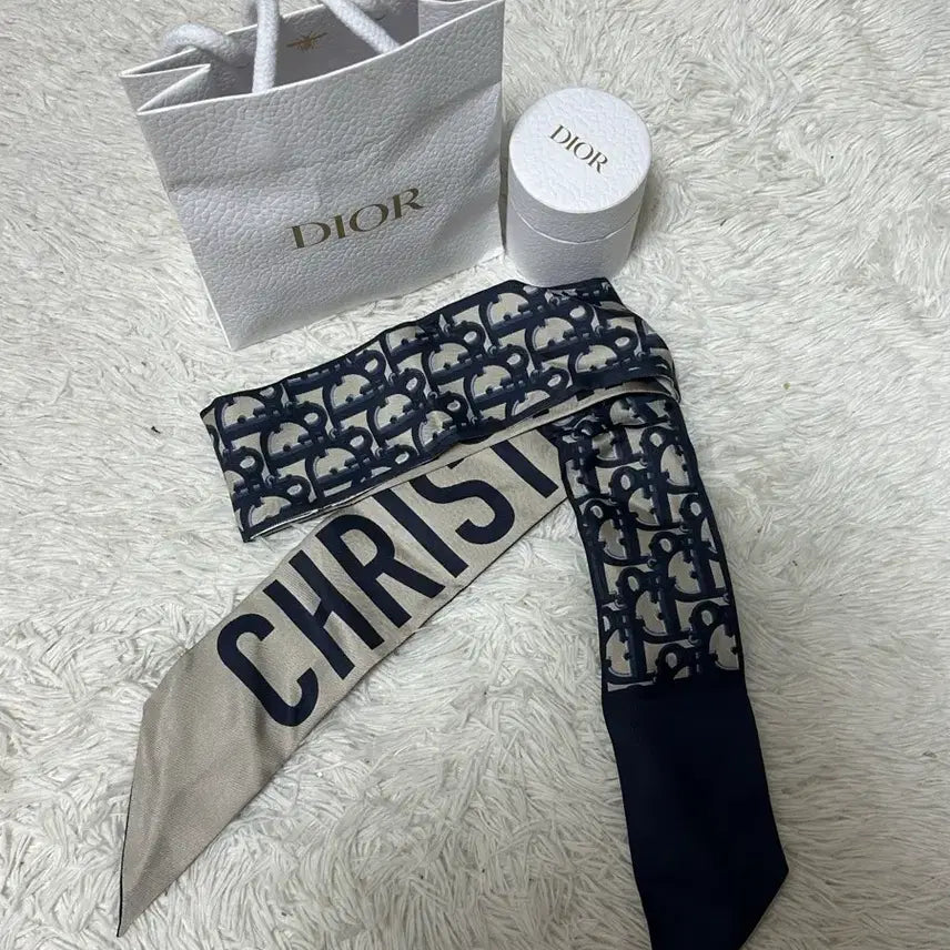 [BUNJANG] Dior Oblique Mitzah Silk Scarf / 디올 오블리크 미차