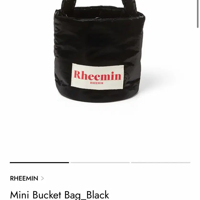 [BUNJANG] Rheemin Mini Bucket Bag (Diva Lee Minkyung Bag) - Black / Rheemin 리민 미니 버킷백(디바 이민경백)