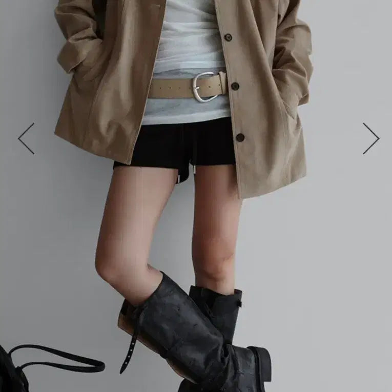 [BUNJANG] LAROOM Half Suede Jacket / 라룸 하프 스웨이드 쟈켓