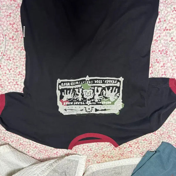 [BUNJANG] The Vinyl House Cropped Ringer T-Shirt Black Medium / 더바이닐하우스 카우보이 링거 블랙 m사이즈