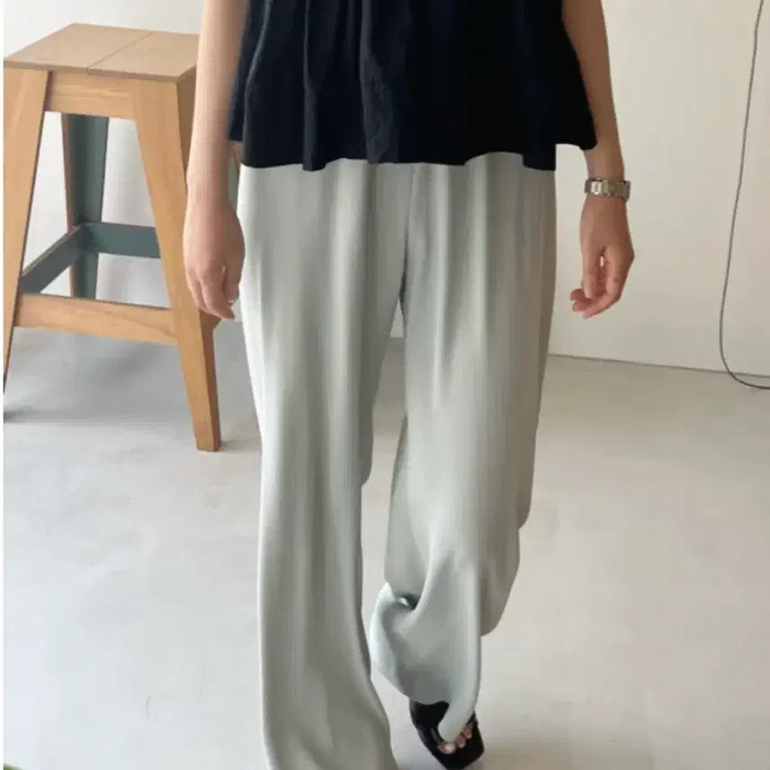 [BUNJANG] The Barz Silk Banding Pants / 인더바즈 실크밴딩팬츠