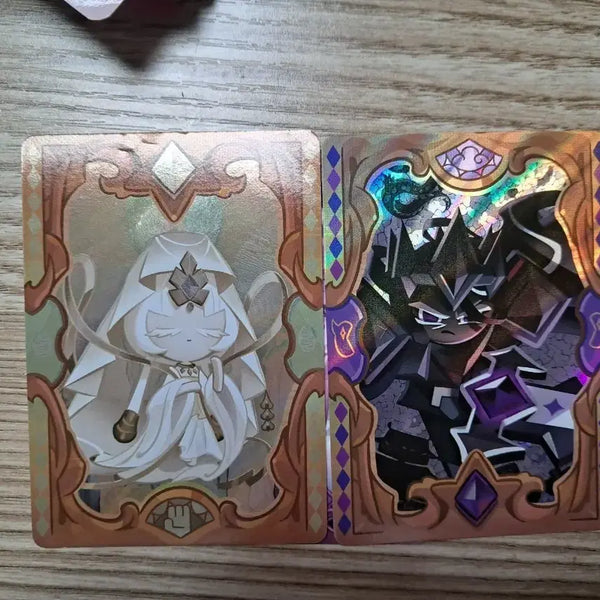 [BUNJANG] Cookie Run Kingdom Mystic Flower Cookie, Dark Cacao Cookie Photocard Set / 쿠키런 킹덤 미스틱플라워 쿠키, 다크카카오 쿠키 포토카드