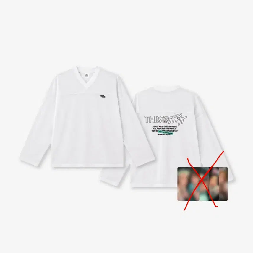 [BUNJANG] Stray Kids This and That Long Sleeve (Excludes Photocard) / (포카x) 스트레이키즈 스키즈 straykids 디스앤댓 롱슬리브