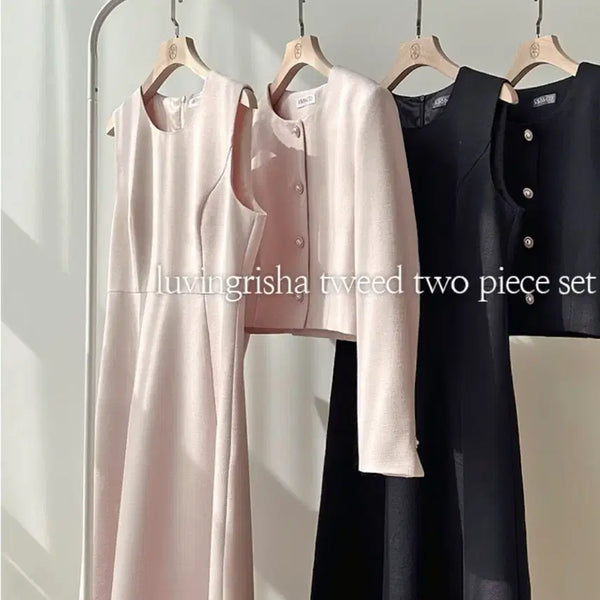 [BUNJANG] Lir Lir & Co. Tweed Set-up Size 3 (77) / 리리앤코 트위드 셋업 3 77사이즈
