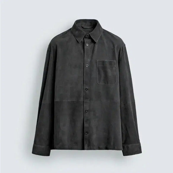 [BUNJANG] Zara Gortreder Real Suede Overshirt / 자라 고트레더 리얼 스웨이드 오버 셔츠 S,M,L