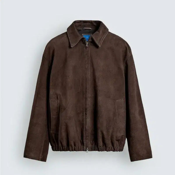 [BUNJANG] Zara & Aaron Levine Suede Leather Jacket / 자라&아론 레빈 aaron levine 스웨이드 레더 자켓 M,L