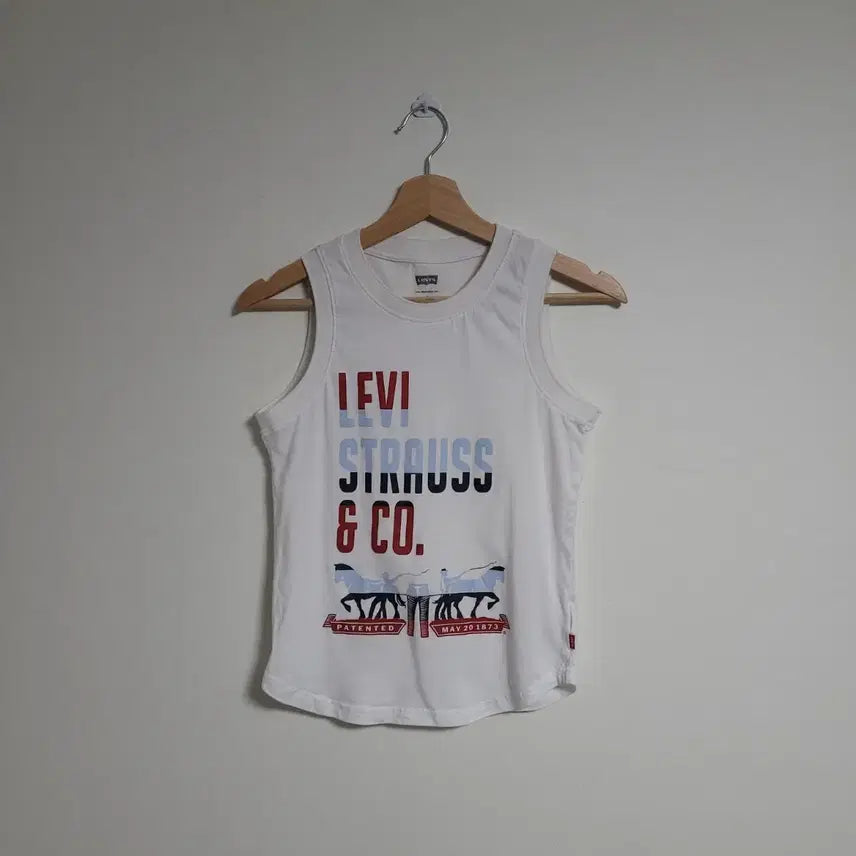 [BUNJANG] Levi's White Sleeveless Top (Size S) / (S) LEVI'S 리바이스 민소매 나시 탑
