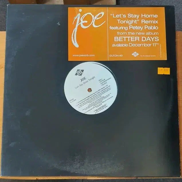 [BUNJANG] Joe 'BETTER DAYS' LP Record Import / 조 JOE 앨범 'BETTER DAYS' LP 레코드 수입반