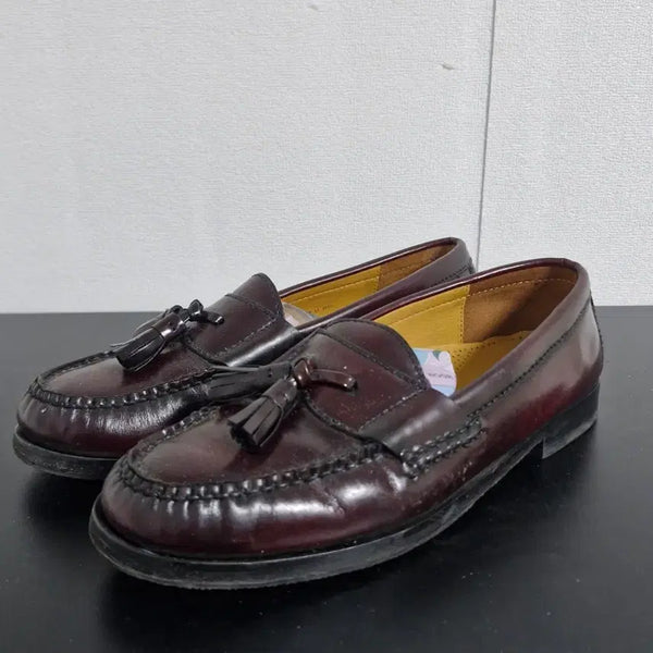 [BUNJANG] Cole Haan Burgundy Tassel Loafers (250) / 콜한 버건디 태슬 로퍼(250)
